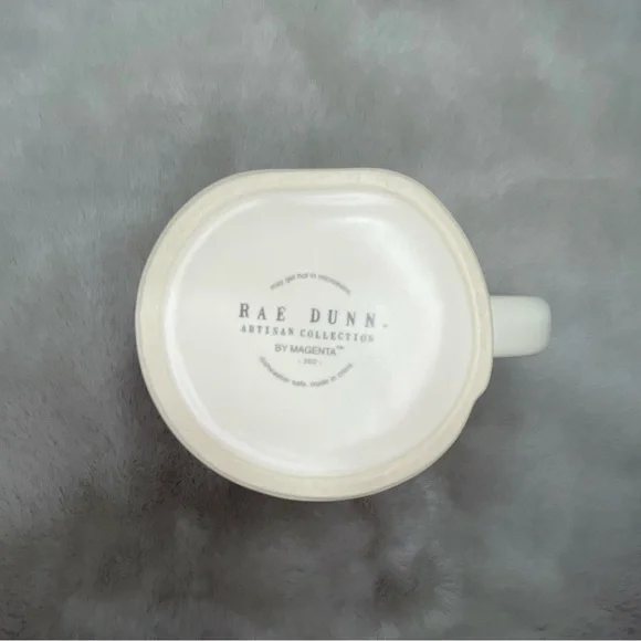 *NEW* Rae Dunn "SWEATER WEATHER" Mug, Burgundy Interior *Never Used* - Picture 7 of 8